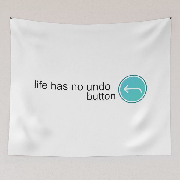 Item preview, life has no undo #2 designed and sold by Vaccine159.
