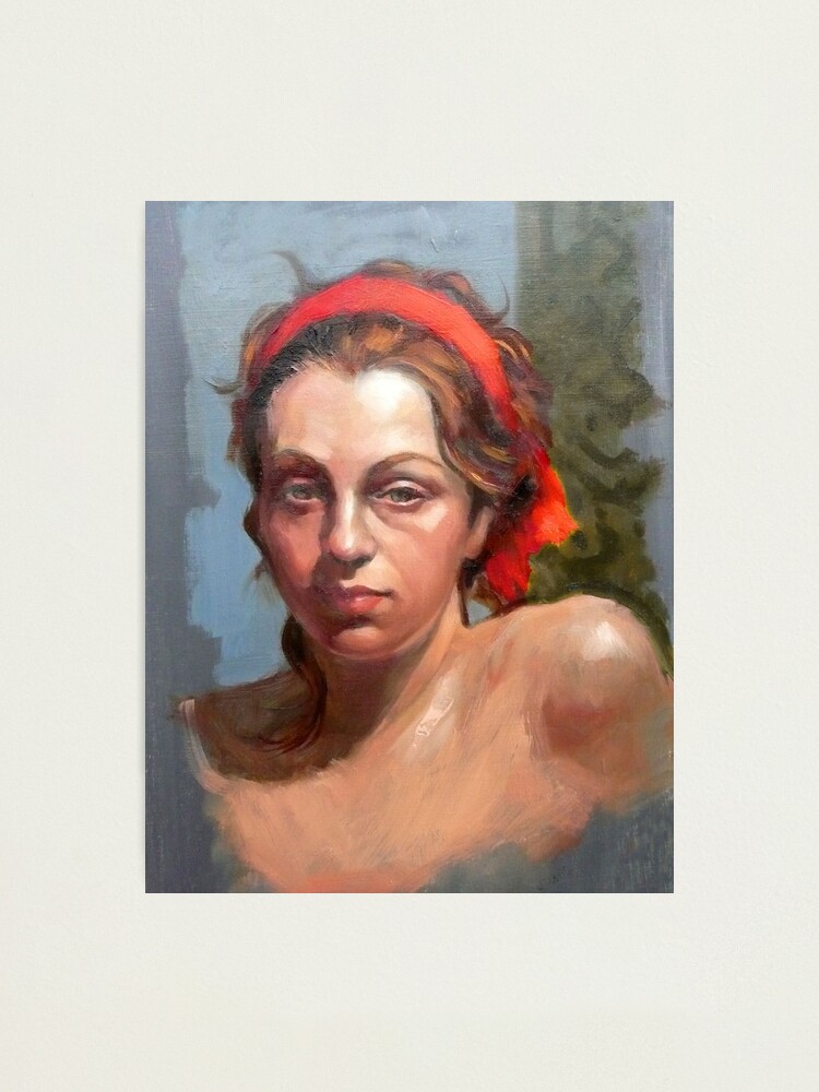 Alternate view of Portrait of Phoebe ~ oil Photographic Print