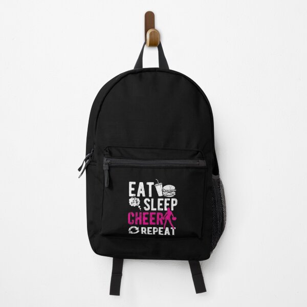 Item preview, Eat Sleep Cheer Repeat Cheerleading Gift Idea designed and sold by haselshirt.