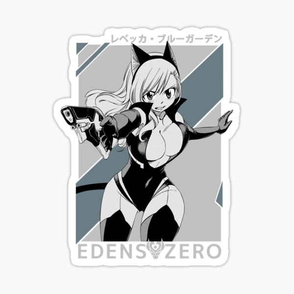 Edens Zero - Rebecca and Happy (with logo) | Art Board Print