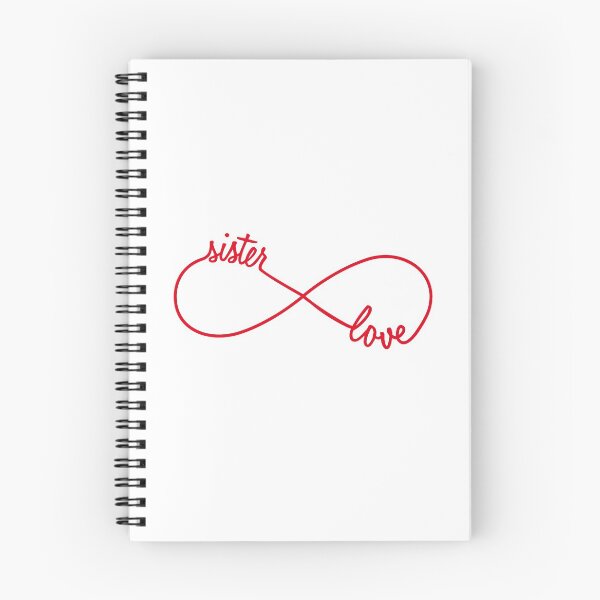 Item preview, Sister love, infinity sign designed and sold by beakraus.
