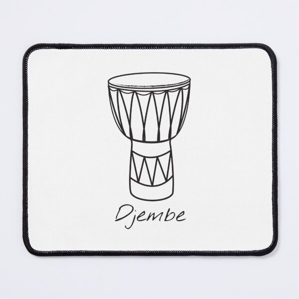 Item preview, Djembe Design for Drummers and Musicians - with white text Classic designed and sold by kielrobshot.