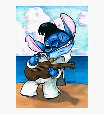 Elvis Stitch Photographic Print