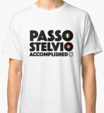 Camiseta clásica Passo Stelvio Cumplió Italia Ciclismo Stelvio Pass Climb Giro d'Italia