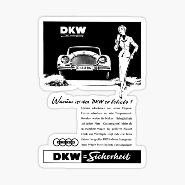 Artikel-Vorschau von DKW 3=6 (1957) Klassiker, designt und verkauft von kielrobshot.