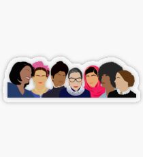 Pegatina transparente Chica Feminista Gang-Squad Goals