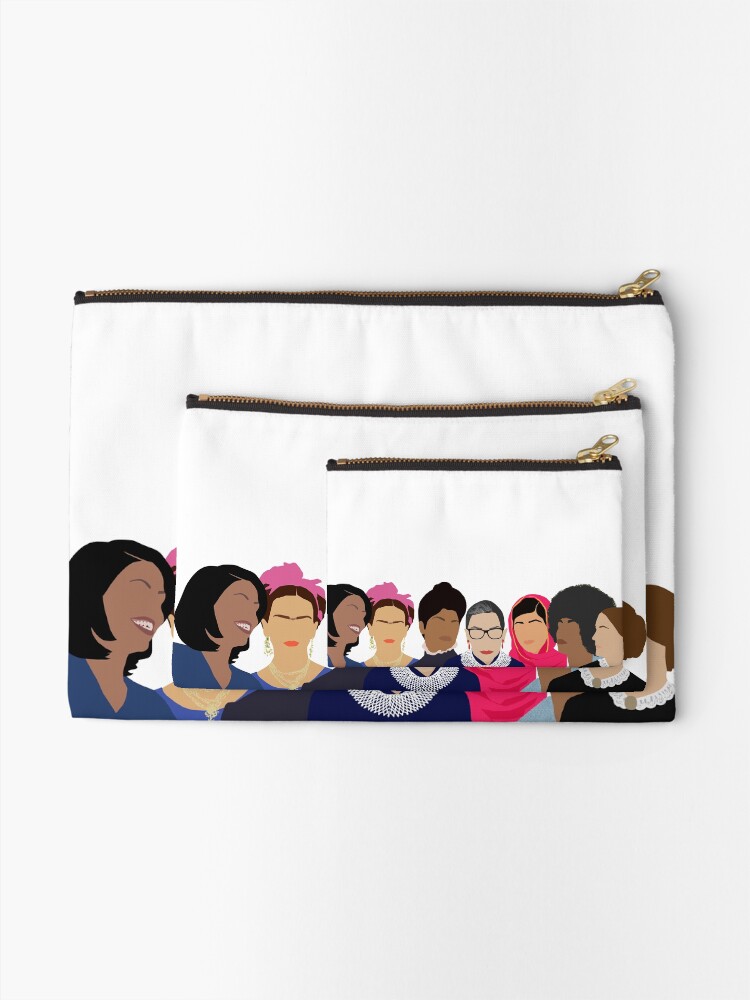 Alternate view of Feminist Girl Gang- Squad Goals Zipper Pouch