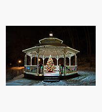 Walking Up To Christmas Photographic Print