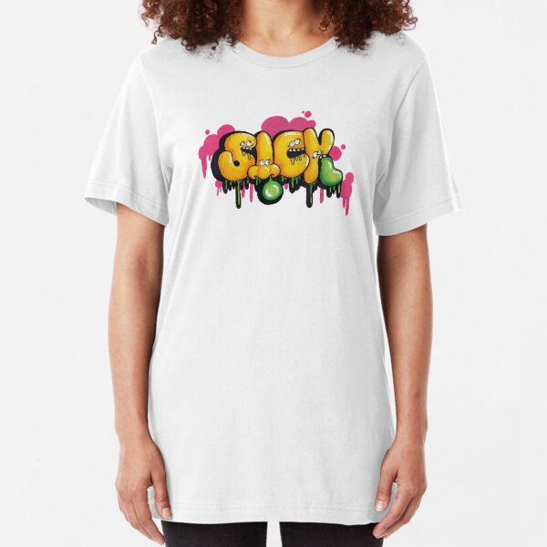 Sick Throw-up Slim Fit T-Shirt