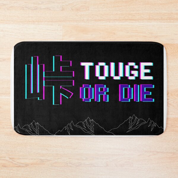 Item preview, [SLAP] TOUGE 峠 OR DIE BLACK BACKGROUND designed and sold by TeamManja.