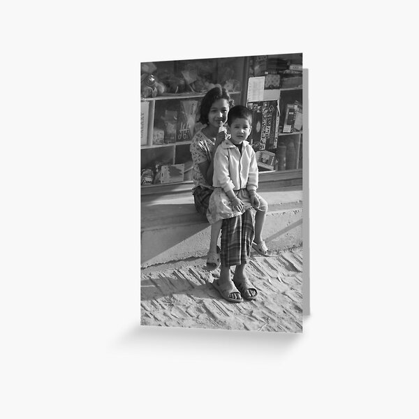 Roadside children Greeting Card