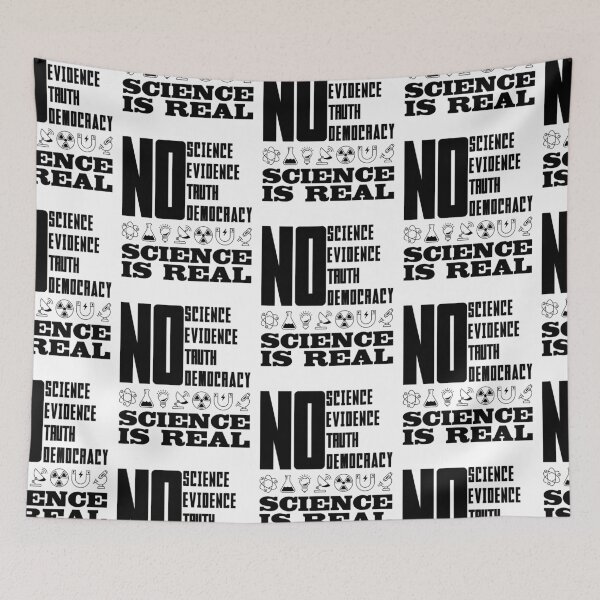 Item preview, No science evidence truth democracy science is real designed and sold by bestdesign4u.