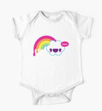 Wow Regenbogen Kurzärmeliger Einteiler