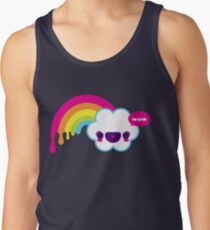 Wow Regenbogen Tanktop für Männer