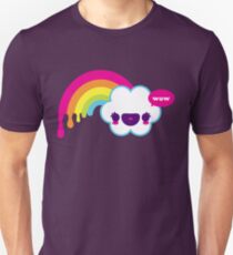 Wow Regenbogen Unisex T-Shirt