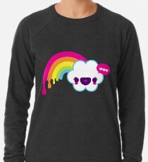 Wow Regenbogen Leichtes Sweatshirt