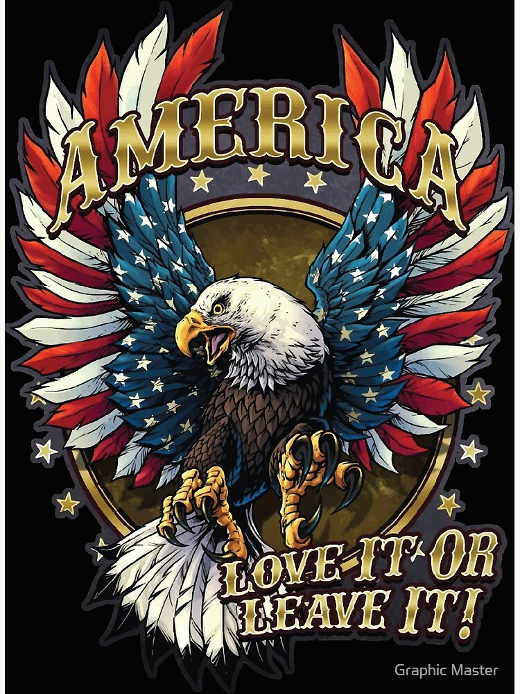 USA Home of the Free Because of the Brave Poster for Sale by Graphic  Master