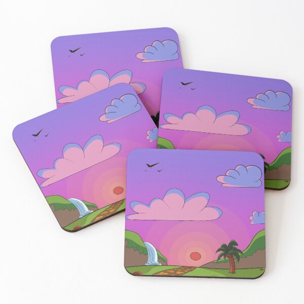 Item preview, Sunset On a Desert Island designed and sold by Vickelangelo.