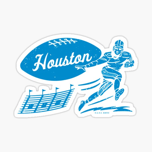 Houston Oilers Logo Decal Set of 6 stickers by 3 in Die Cut - Inspire Uplift