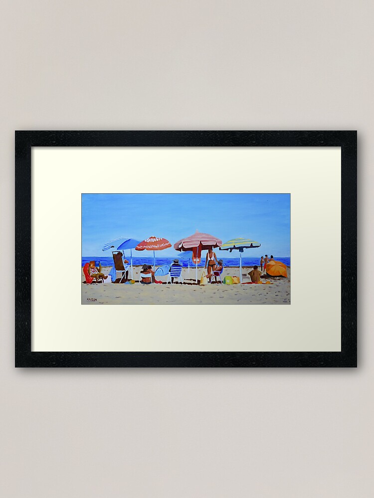Get Framed art plage Desktop Wallpaper Free