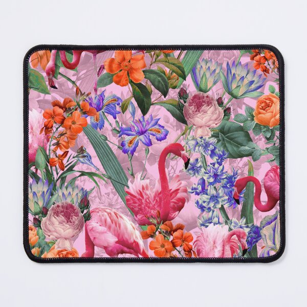 Item preview, Floral and Flamingo VI pattern designed and sold by Burcu Korkmazyurek.