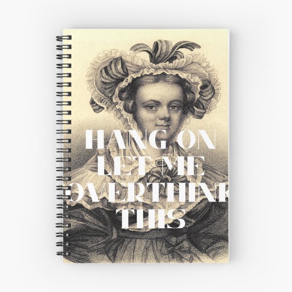 Item preview,  Hang On Let Me Overthink This. English novelist Mary Russell Mitford designed and sold by Shifa19.