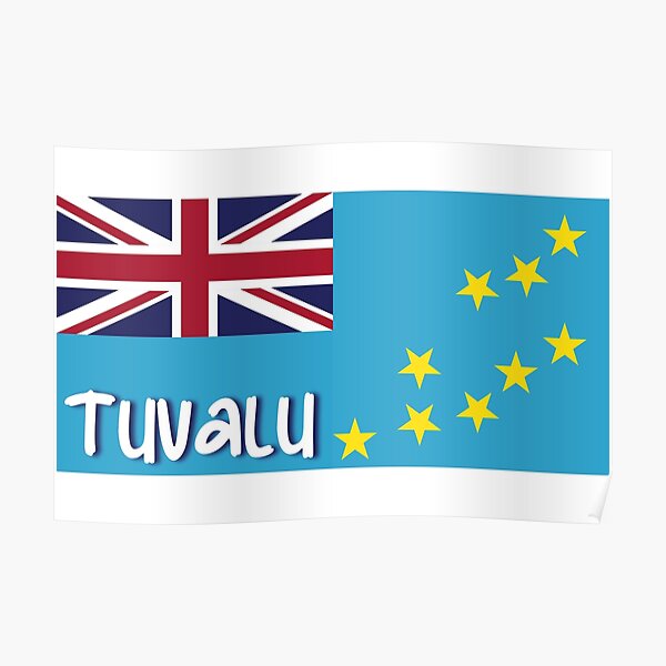 "Tuvalu" Poster for Sale by PolyMicroMela Redbubble