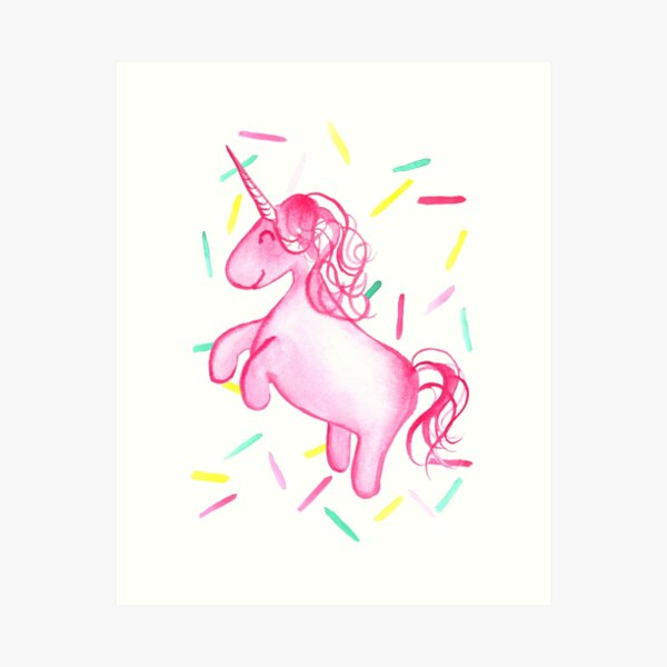Ponicorn | Pink Art Print