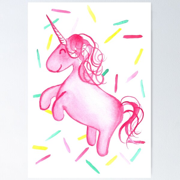 Ponicorn | Pink Poster