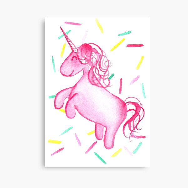 Ponicorn | Pink Canvas Print