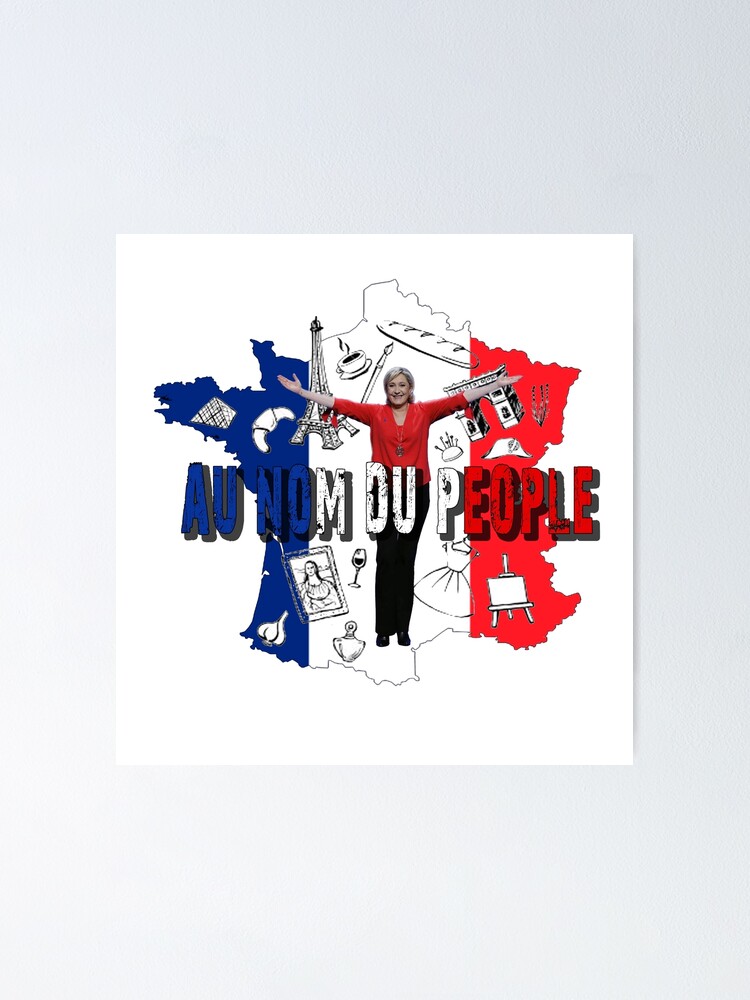 &ldquo;Marine Le Pen&rdquo; Poster by ValentinaHramov | Redbubble