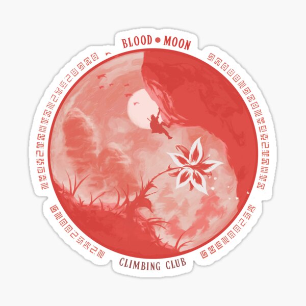 BloodMoon Climbing Club Sticker