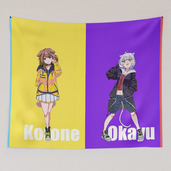 Item preview, Hololive Gamers Fubuki, Korone, Okayu, Mio designed and sold by kylewords00.