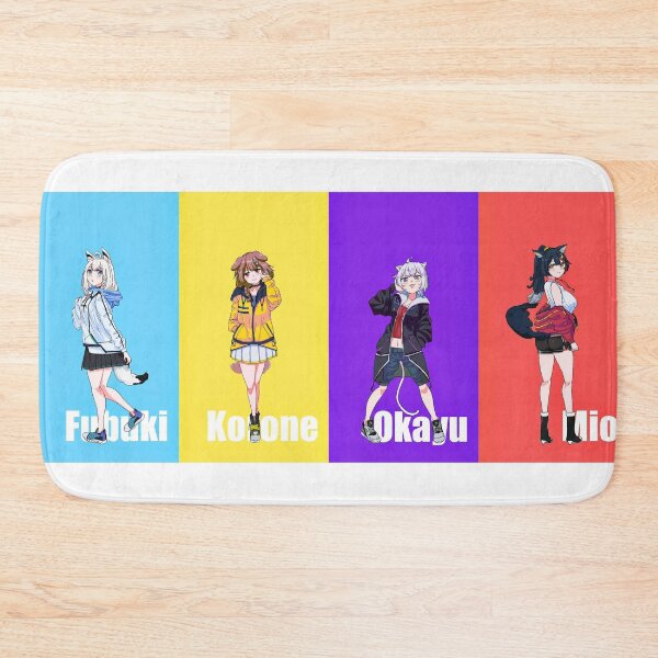 Item preview, Hololive Gamers Fubuki, Korone, Okayu, Mio designed and sold by kylewords00.