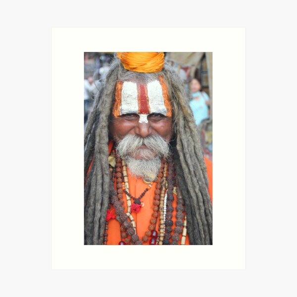 Sadhu, Kathmandu Art Print