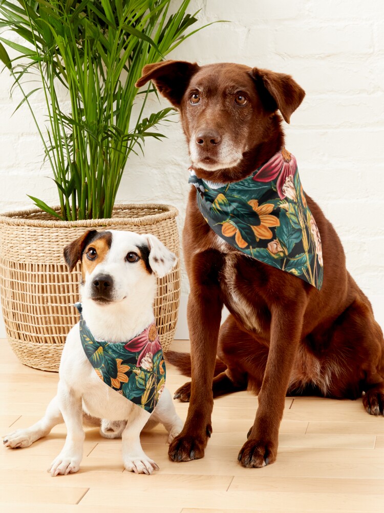 Alternate view of NIGHT-GARDEN-XXIV Pet Bandana