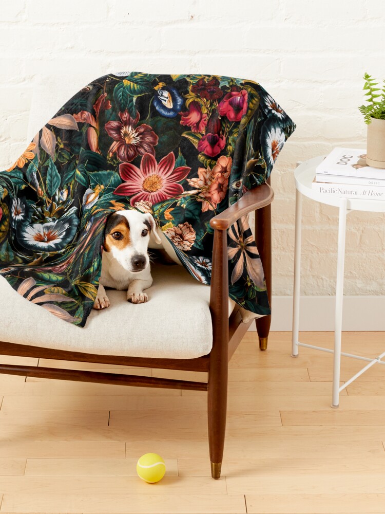 Alternate view of NIGHT-GARDEN-XXIV Pet Blanket