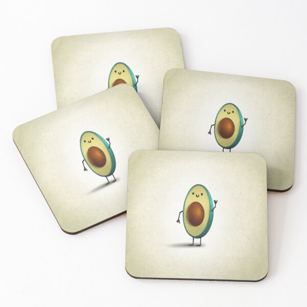 Item preview, avocado cartoon designed and sold by BojerShop.