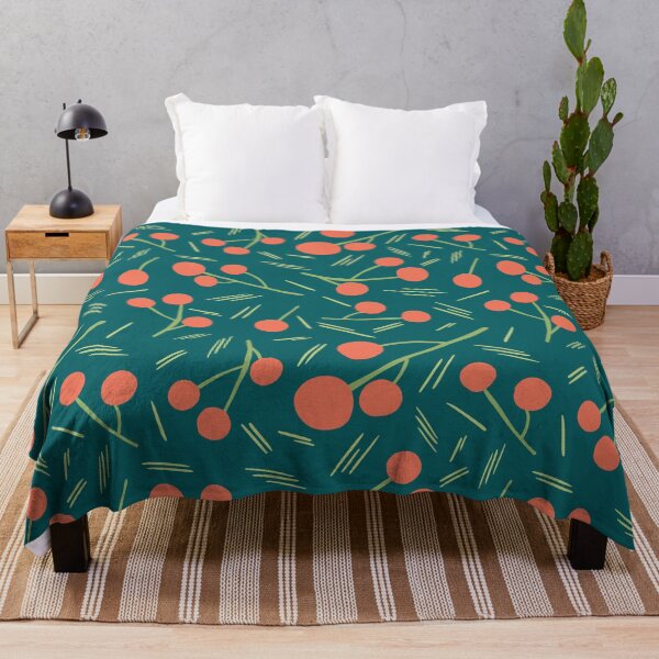 Item preview, Orange Berry Garden - Naranja, verde designed and sold by PeachyLitchi.