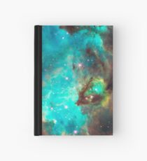 Green Galaxy Hardcover Journal