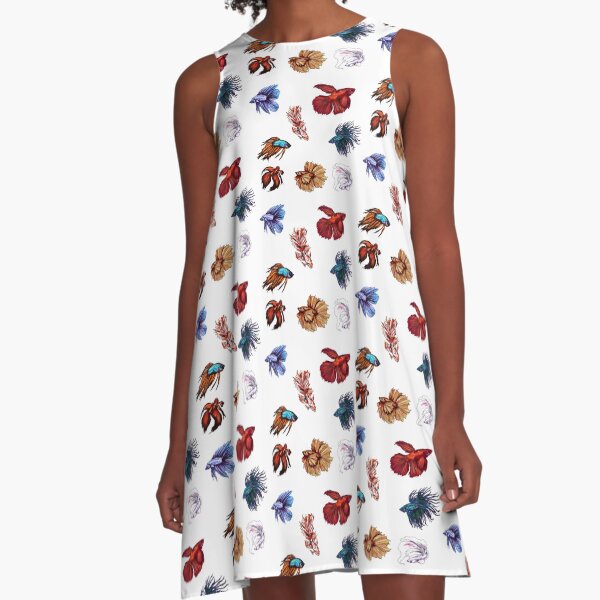 Betta fishes A-Line Dress