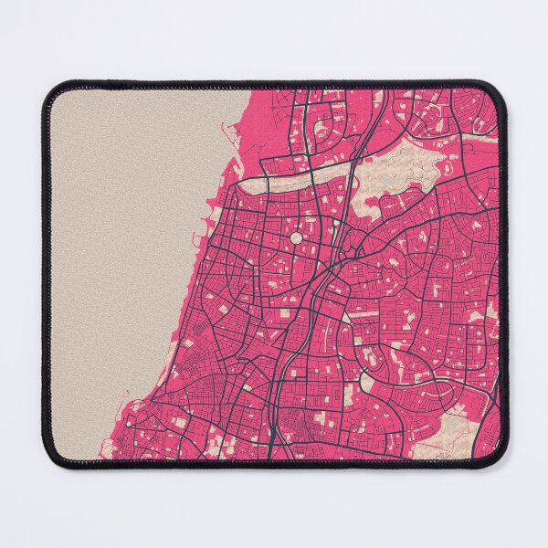 Item preview, Tel Aviv City Map Israel - Blossom designed and sold by deMAP.