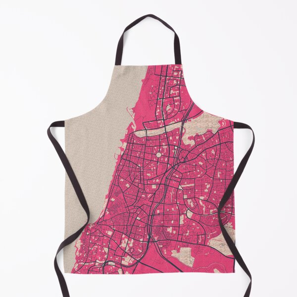 Item preview, Tel Aviv City Map Israel - Blossom designed and sold by deMAP.
