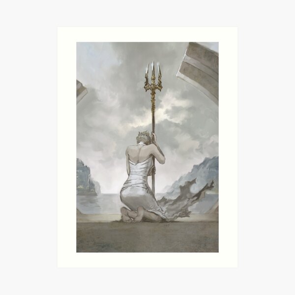 A Gift To The Sea God Kunstdruck