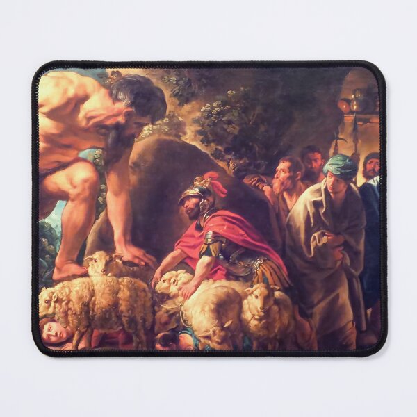 Item preview, Odysseus in the cave of Polyphemus Giant designed and sold by ClassicalGreece.