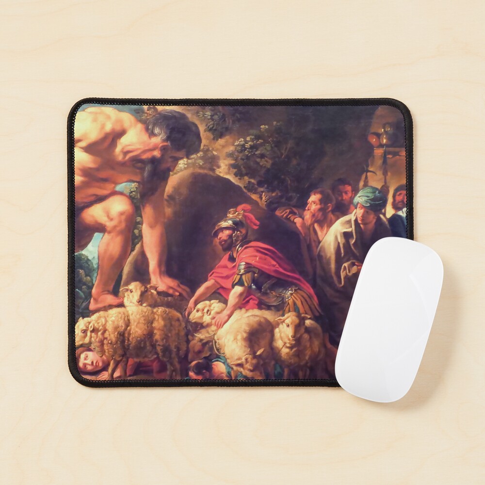 "Odysseus in the cave of Polyphemus Giant" Poster for Sale by ...