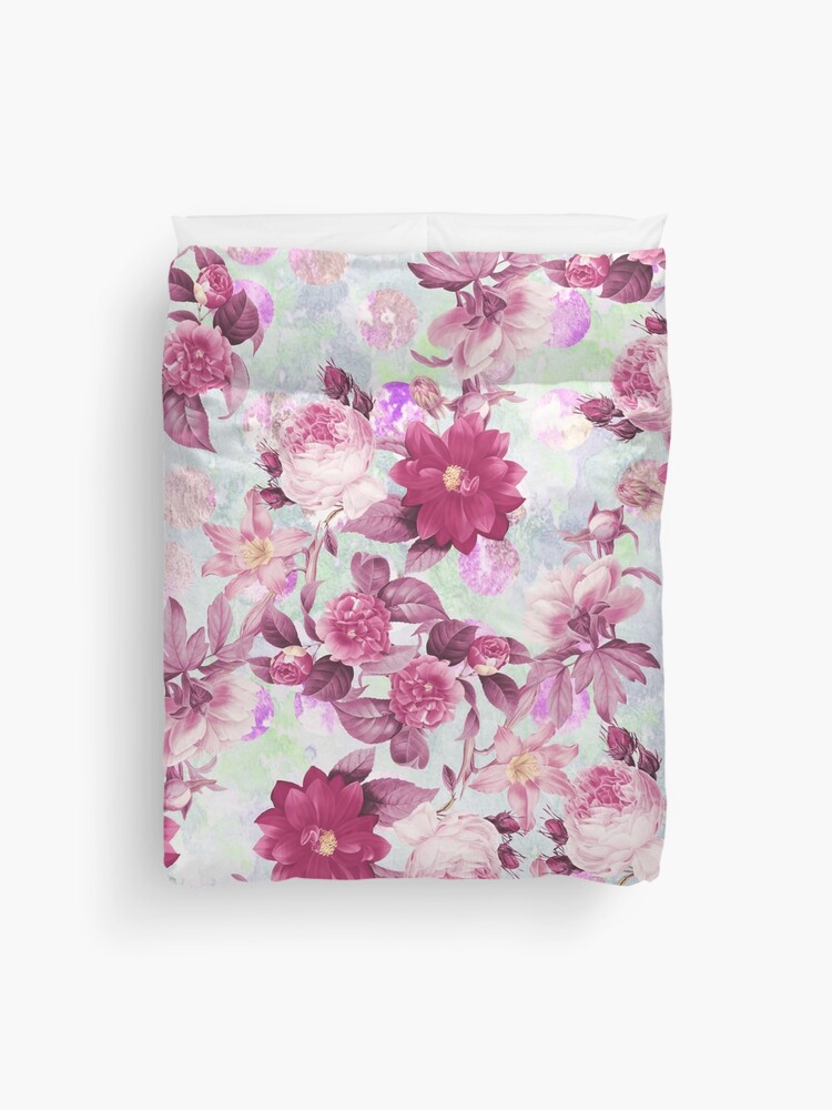 Thumbnail 1 of 2, Duvet Cover, Botanical Garden designed and sold by burcukyurek.