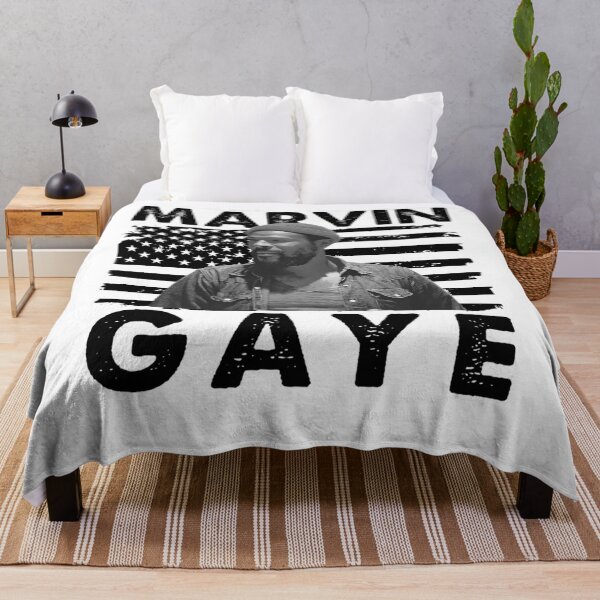 Item preview, Retro American Flag Marvin Gaye Music Gift Essential designed and sold by kielrobshot.