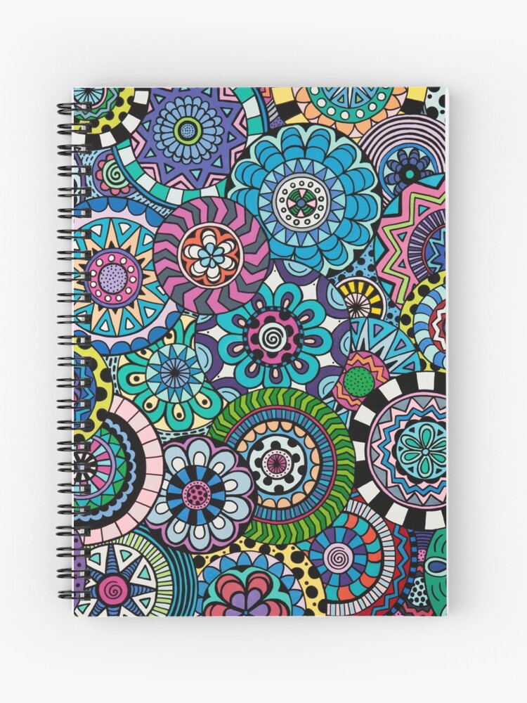 Cuaderno de espiral «Muchos Mandalas» de designsbybethan | Redbubble