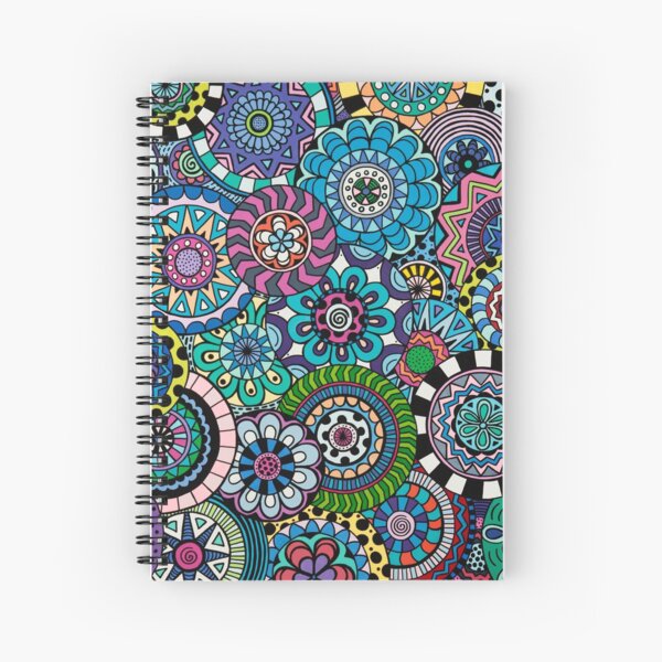 Many Mandalas Spiral Notebook